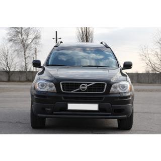 Sprednji zaščitni lok ST014 Black (nerjavno jeklo) Volvo XC90 2002–2014 fotografija 1