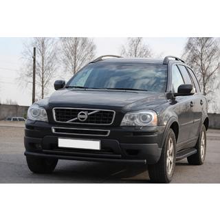 Sprednji zaščitni lok ST014 Black (nerjavno jeklo) Volvo XC90 2002–2014 fotografija 2