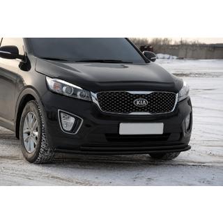 Sprednji zaščitni lok ST014 60/42mm Black (nerjaveče jeklo) fotografija 1