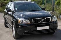 Volvo XC90 2002–2014 Sprednja zaščita ST014-2 Black (nerjavno jeklo) fotografija 3