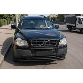 Sprednja zaščita ST014-2 Black (nerjavno jeklo) Volvo XC90 2002–2014 fotografija 2