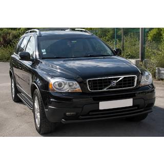 Sprednja zaščita ST014-2 Black (nerjavno jeklo) Volvo XC90 2002–2014 fotografija 3