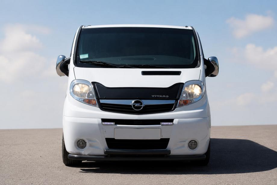 Nissan Primastar 2002–2014 Sprednji zaščitni lok ST014/2 Black (nerjavno jeklo) Image