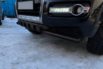 Mitsubishi Pajero Wagon IV 2006–2021 Sprednji zaščitni lok ST015 Black (nerjavno jeklo) fotografija 3