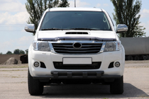 Toyota Hilux 2006–2015 Sprednji zaščitni lok ST015 Black (nerjavno jeklo) fotografija 1