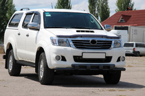 Toyota Hilux 2006–2015 Sprednji zaščitni lok ST015 Black (nerjavno jeklo) fotografija 3