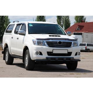 Sprednji zaščitni lok ST015 Black (nerjavno jeklo) Toyota Hilux 2006–2015 fotografija 3