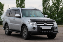 Mitsubishi Pajero Wagon III 1999–2006 Sprednji zaščitni lok ST015 Black (nerjavno jeklo) fotografija 3
