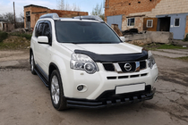 Nissan X-trail T31 2007–2014 Sprednji zaščitni lok ST015 Black (nerjavno jeklo) fotografija 3