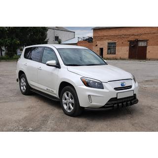 Sprednji zaščitni lok ST015 Black (nerjavno jeklo) Toyota Rav 4 2006–2013 fotografija 2