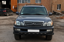 Lexus LX470 1998–2007 Sprednji zaščitni lok ST015 Black (nerjavno jeklo) fotografija 1