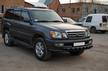 Lexus LX470 1998–2007 Sprednji zaščitni lok ST015 Black (nerjavno jeklo) fotografija 2