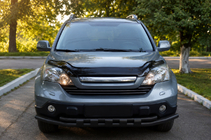 Honda CRV 2007–2011 Sprednji zaščitni lok ST015 Black (nerjavno jeklo) fotografija 1