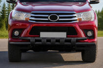 Toyota Hilux 2015– Sprednji zaščitni lok ST015 Black (nerjavno jeklo) fotografija 1