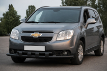 Chevrolet Orlando 2010–2018 Sprednji zaščitni lok ST015 Black (nerjavno jeklo) fotografija 3