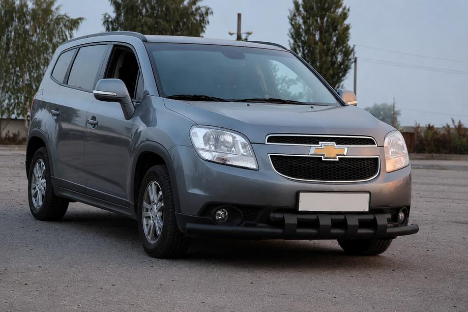 Chevrolet Orlando 2010–2018 Sprednji zaščitni lok ST015 Black (nerjavno jeklo) Image