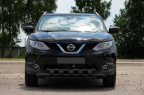 Nissan Qashqai 2014–2021 Sprednji zaščitni lok ST015 Black (nerjavno jeklo) fotografija 1