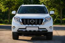 Toyota Land Cruiser Prado 150 2009–2023 Sprednji zaščitni lok ST015 Black (nerjavno jeklo) fotografija 1