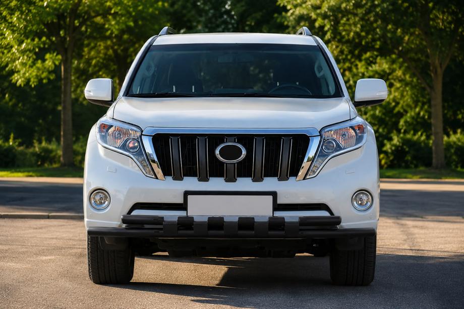 Toyota Land Cruiser Prado 150 2009–2023 Sprednji zaščitni lok ST015 Black (nerjavno jeklo) Image
