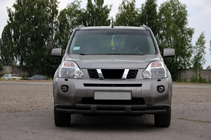 Nissan X-trail T31 2007–2014 Prednja zaščita ST015/2 Black (nerjaveče jeklo) fotografija 3