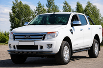 Ford Ranger 2011–2022 Sprednji zaščitni lok ST016 Black (nerjavno jeklo) fotografija 2