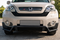 Honda CRV 2007–2011 Sprednji zaščitni lok ST016 Black (nerjavno jeklo) fotografija 1
