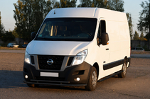 Nissan NV400 2010–2024 Sprednji zaščitni lok ST016 Black (nerjavno jeklo) fotografija 3