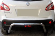 Nissan Qashqai 2010–2014 Zadnji zaščitni lok AK007 (nerjavno jeklo) fotografija 2