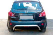 Nissan Qashqai 2010–2014 Zadnji zaščitni lok AK007 (nerjavno jeklo) fotografija 1