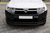 Renault Duster 2008–2017 Sprednji zaščitni lok ST017 Black (nerjaveče jeklo) fotografija 3
