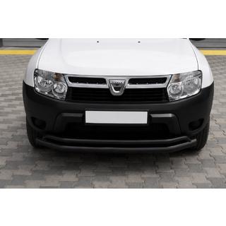 Sprednji zaščitni lok ST017 Black (nerjaveče jeklo) Dacia Duster 2008–2018 fotografija 3