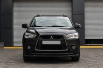 Mitsubishi ASX 2010–2023 Sprednji zaščitni lok ST017 Black (nerjaveče jeklo) fotografija 1