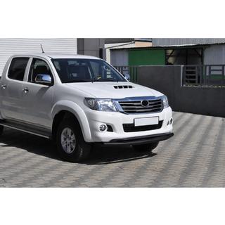 Sprednji zaščitni lok ST017 Black (nerjaveče jeklo) Toyota Hilux 2006–2015 fotografija 2