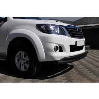 Sprednji zaščitni lok ST017 Black (nerjaveče jeklo) Toyota Hilux 2006–2015 fotografija 3