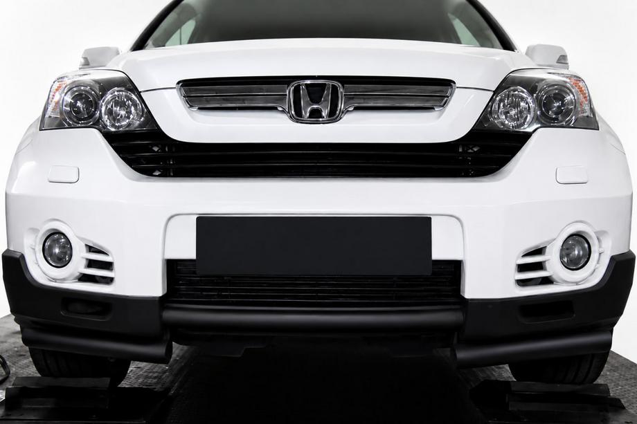 Honda CRV 2007–2011 Sprednji zaščitni lok ST017 Black (nerjaveče jeklo) Image
