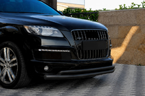 Audi Q7 2005–2015 Sprednji zaščitni lok ST017 Black (nerjaveče jeklo) fotografija 3