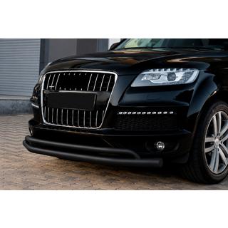 Sprednji zaščitni lok ST017 Black (nerjaveče jeklo) Audi Q7 2005–2015 fotografija 2