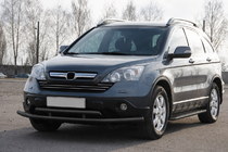 Honda CRV 2007–2011 Sprednji zaščitni lok ST018 Black (nerjaveče jeklo) fotografija 2