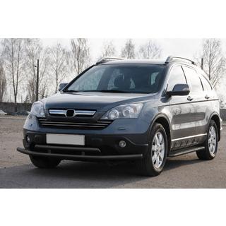 Sprednji zaščitni lok ST018 Black (nerjaveče jeklo) Honda CRV 2007–2011 fotografija 2