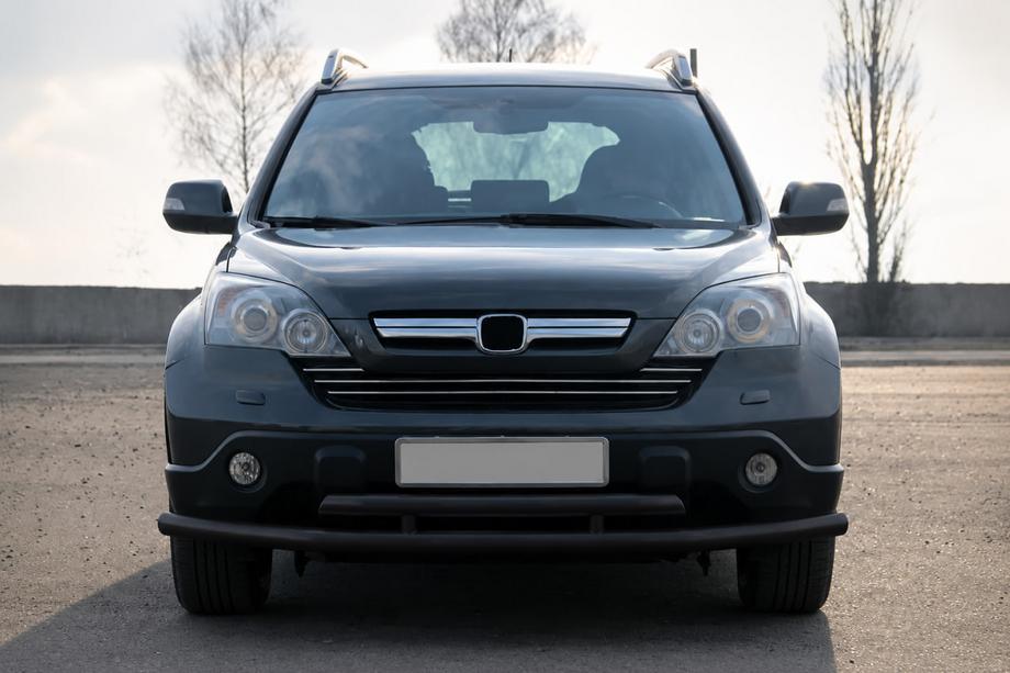 Honda CRV 2007–2011 Sprednji zaščitni lok ST018 Black (nerjaveče jeklo) Image