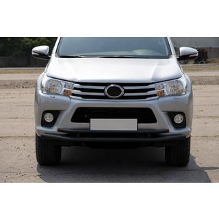 Sprednji zaščitni lok ST018 Black (nerjavno jeklo) Toyota Hilux 2015– fotografija 2