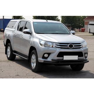 Sprednji zaščitni lok ST018 Black (nerjavno jeklo) Toyota Hilux 2015– fotografija 3