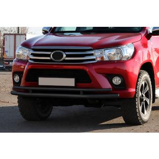 Sprednji zaščitni lok ST018 Black (nerjavno jeklo) Toyota Hilux 2015– fotografija 4