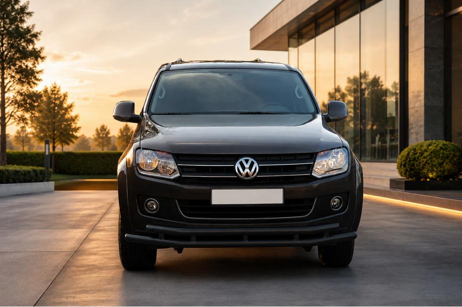 Volkswagen Amarok 2010–2022 Sprednji zaščitni lok ST018-2 Black (nerjaveče jeklo) Image
