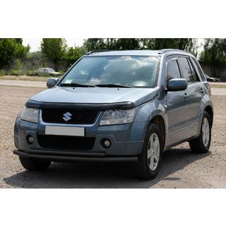 Sprednji dvojni zaščitni lok 60/42 mm črn (nerjavno jeklo) Suzuki Grand Vitara 2005–2017 fotografija 1