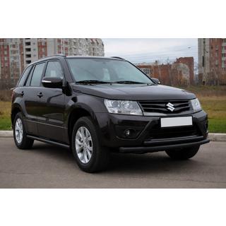 Sprednji dvojni zaščitni lok 60/42 mm črn (nerjavno jeklo) Suzuki Grand Vitara 2005–2017 fotografija 3