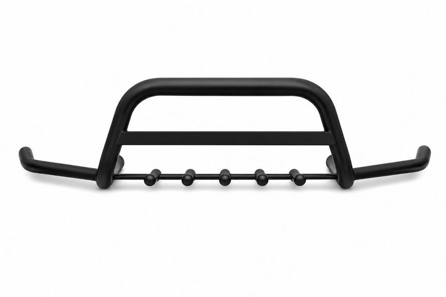 Opel Movano 2004–2010 Sprednji zaščitni lok s stranskimi cevmi WT003 Plus Black (nerjavno jeklo) Image