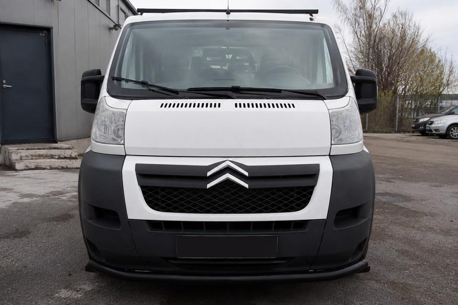 Fiat Ducato 2006–2025 Sprednji zaščitni lok ST008 Black (nerjaveče jeklo) Image