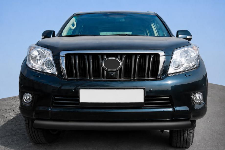 Toyota Land Cruiser Prado 120 2002–2009 Sprednji zaščitni lok ST008 Black (nerjaveče jeklo) Image