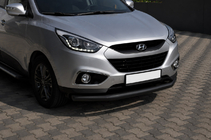 Hyundai IX-35 2010–2015 Sprednji zaščitni lok ST008 Black (nerjaveče jeklo) fotografija 3